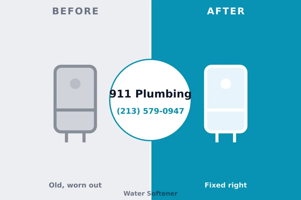 Before and after: plumbing repair La Porte, IN